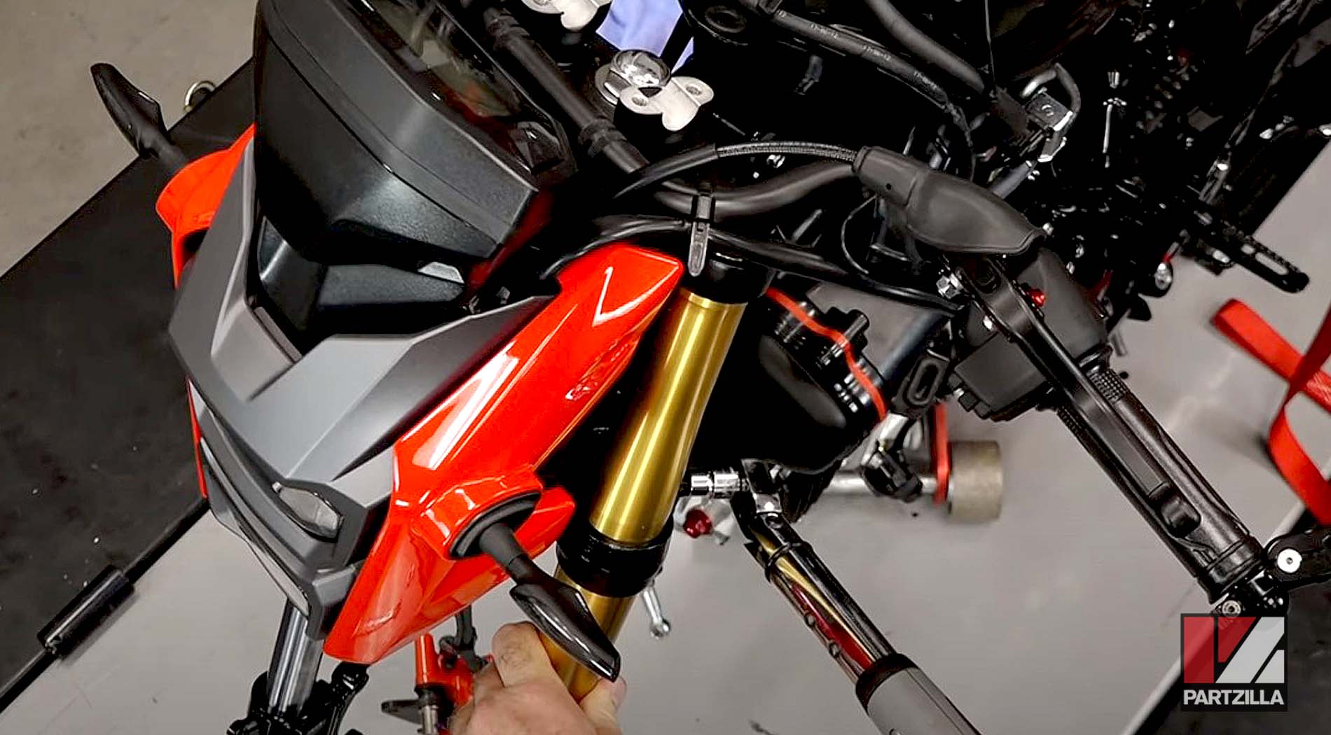 Motorcycle fork maintenance suspension upgrades