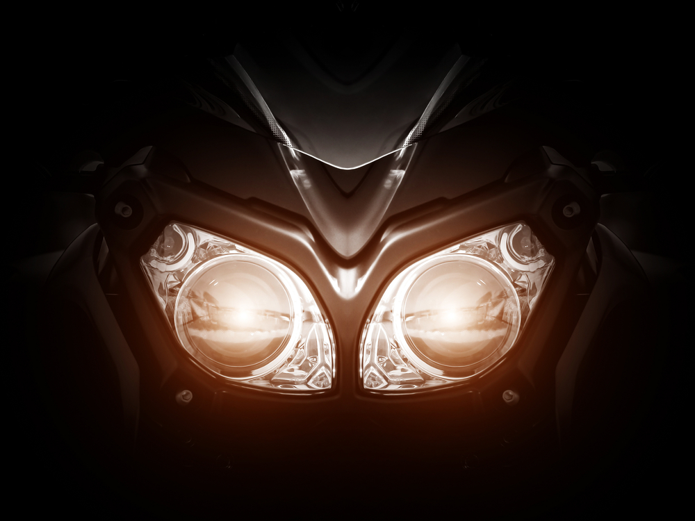 Motorcycle night riding safety tips lights