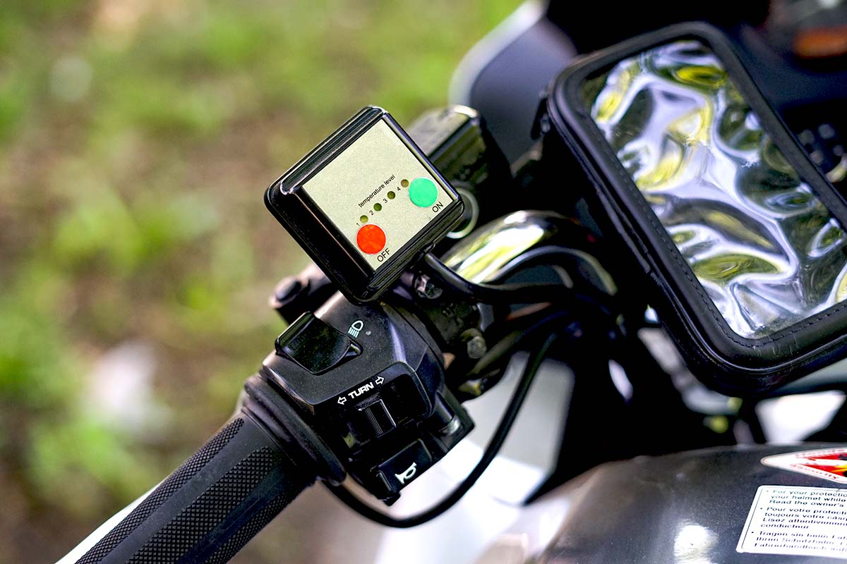 Motorcycle heated grips