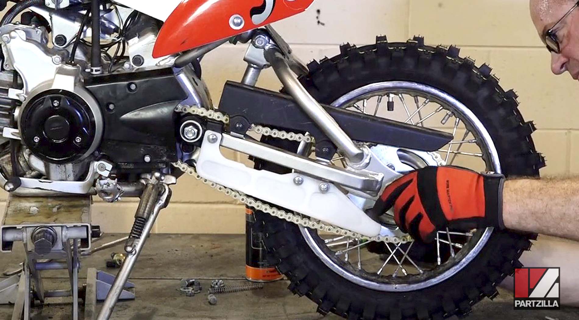 Motorcycle tire wheel balancing reinstall wheel