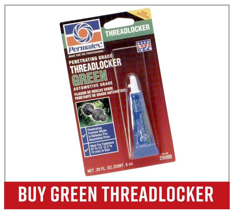 Buy Permatex green threadlocker