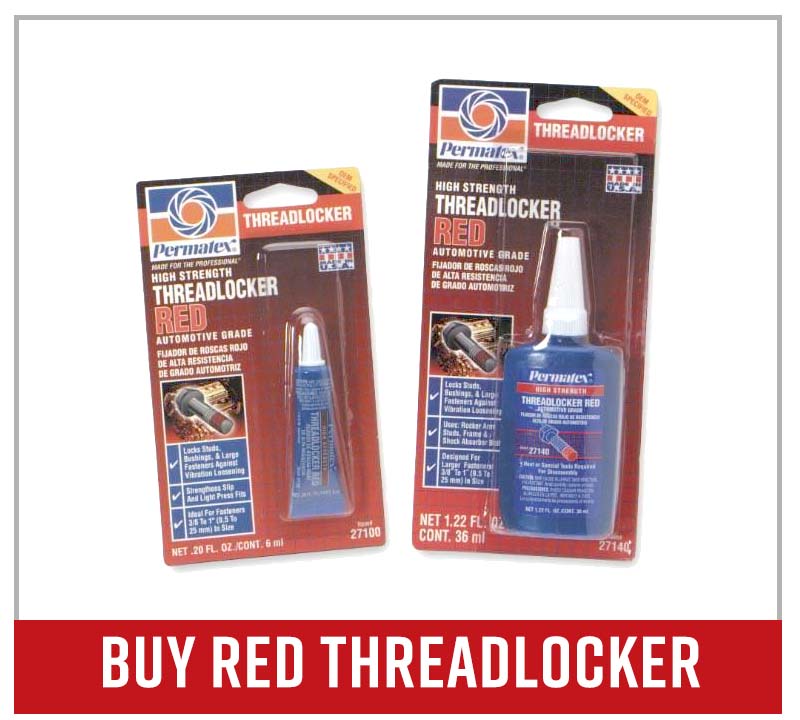 Buy Permatex threadlocker red