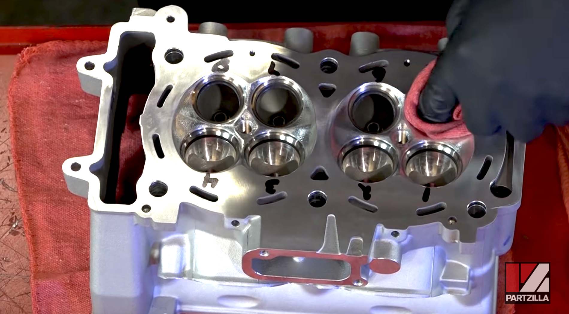 Polaris 900XP engine rebuild valve clearance adjustment