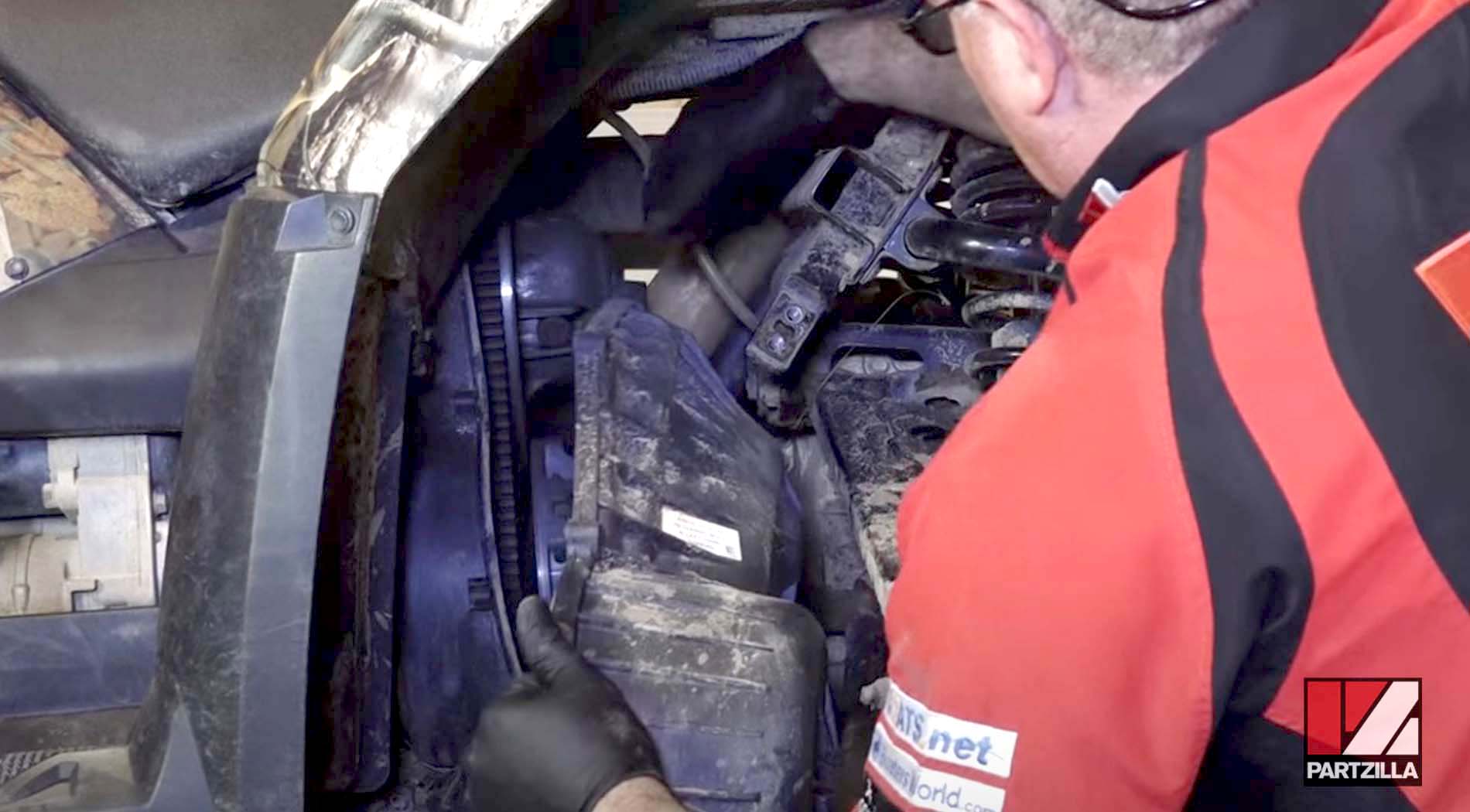 Polaris Sportsman ATV clutch cover removal