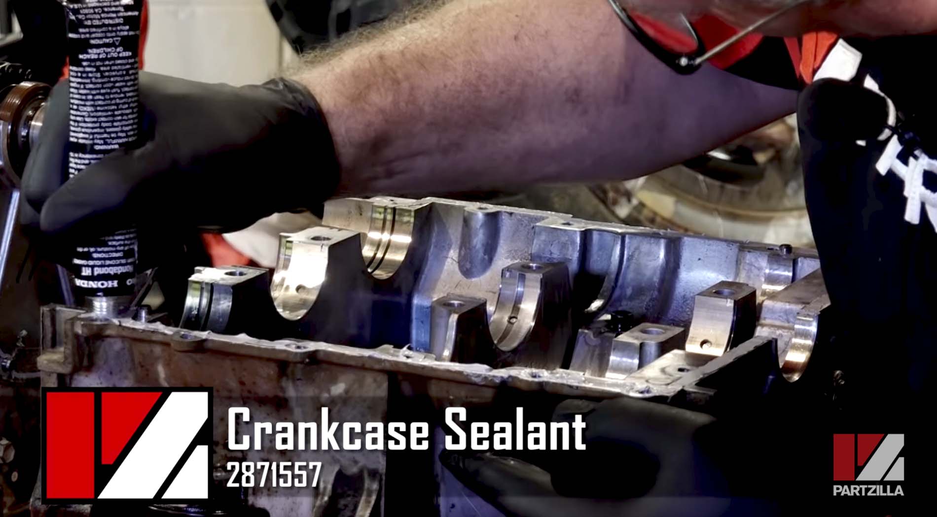 Polaris Sportsman engine rebuild crankcase sealant