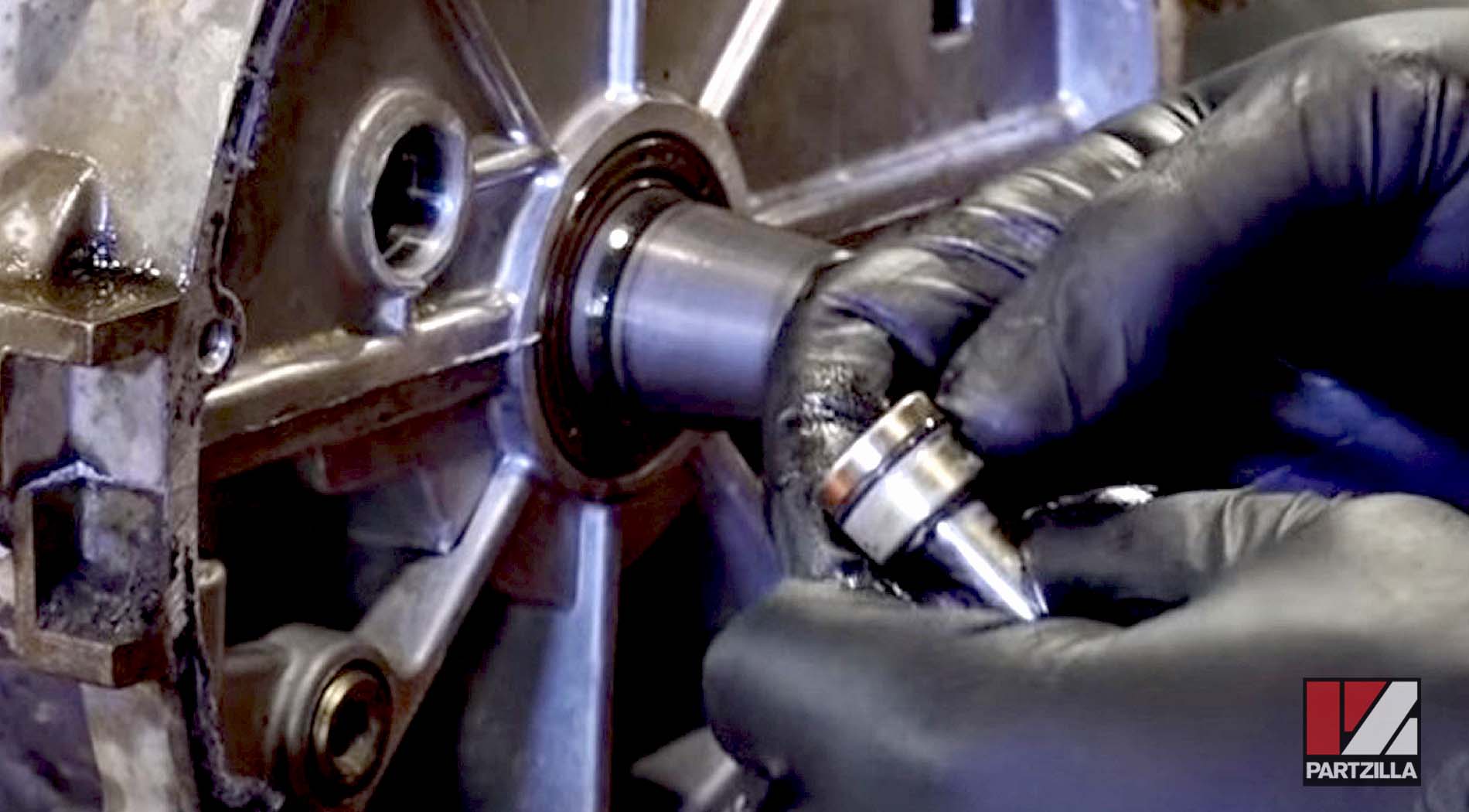 Polaris Sportsman 850 engine rebuild cam chain tensioner
