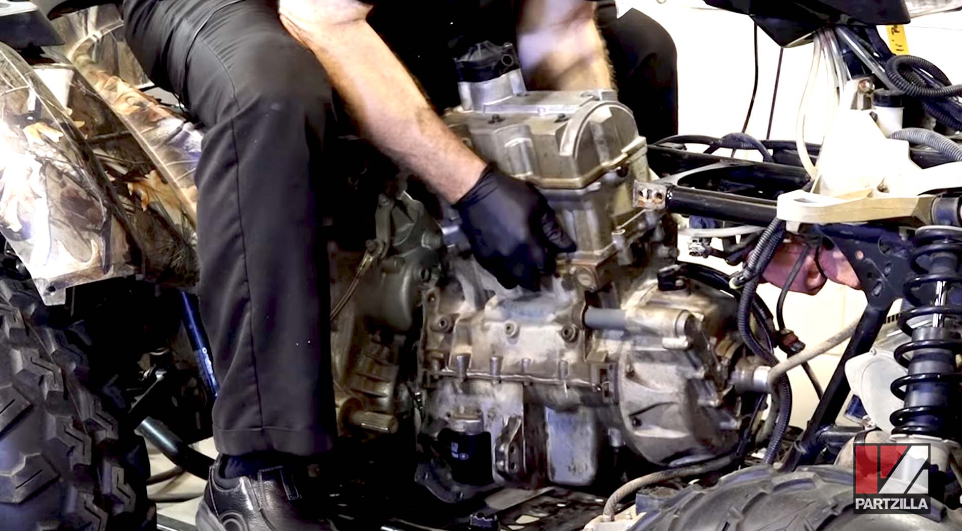 Polaris Sportsman ATV engine rebuild reinstall