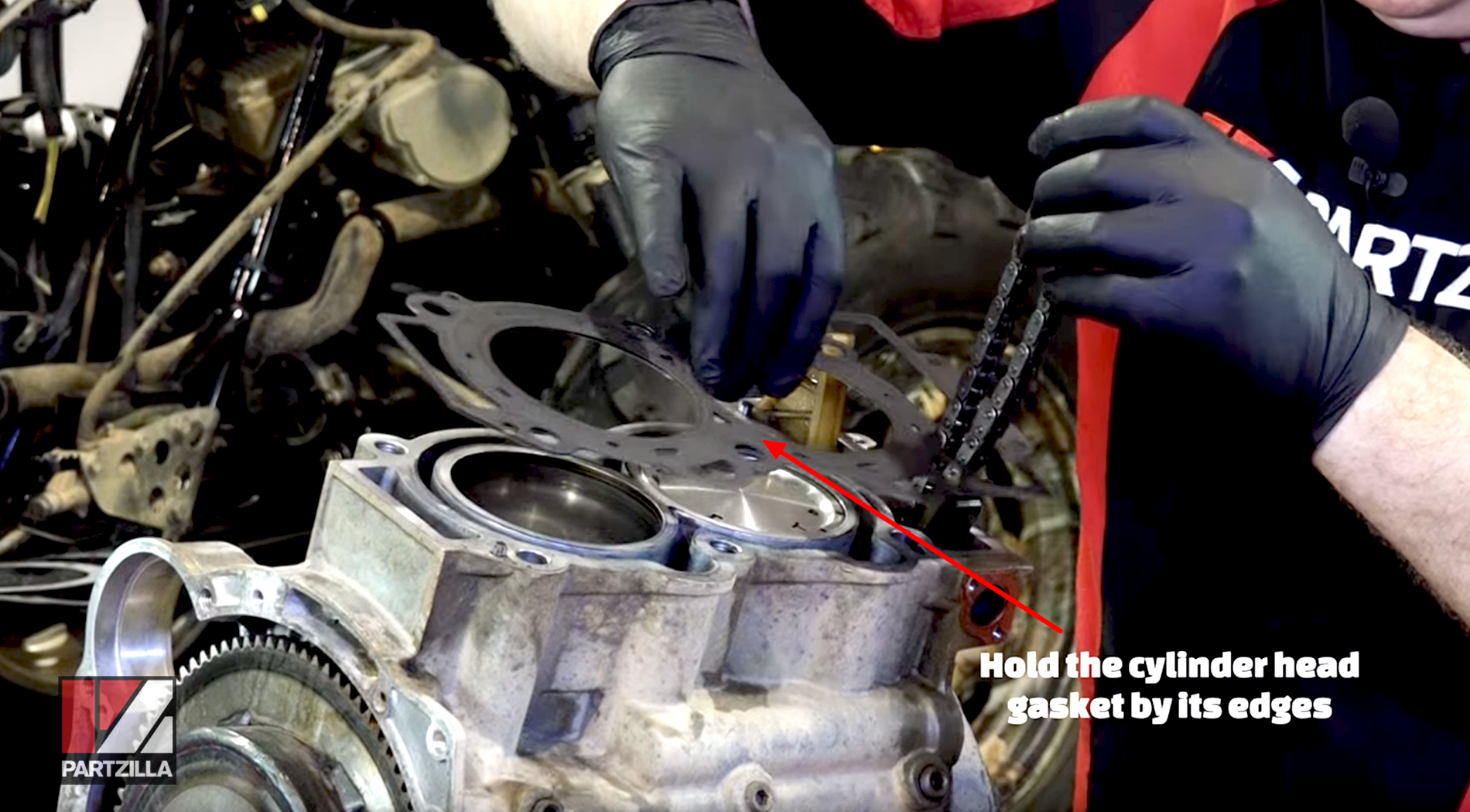 Polaris Sportsman engine rebuild cylinder head
