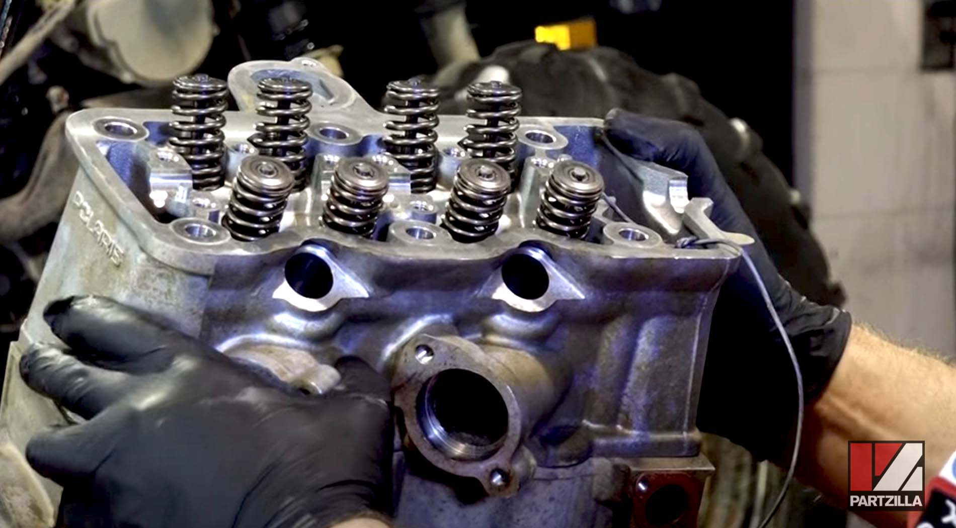 Polaris Sportsman 850 engine rebuild cylinder crankcase