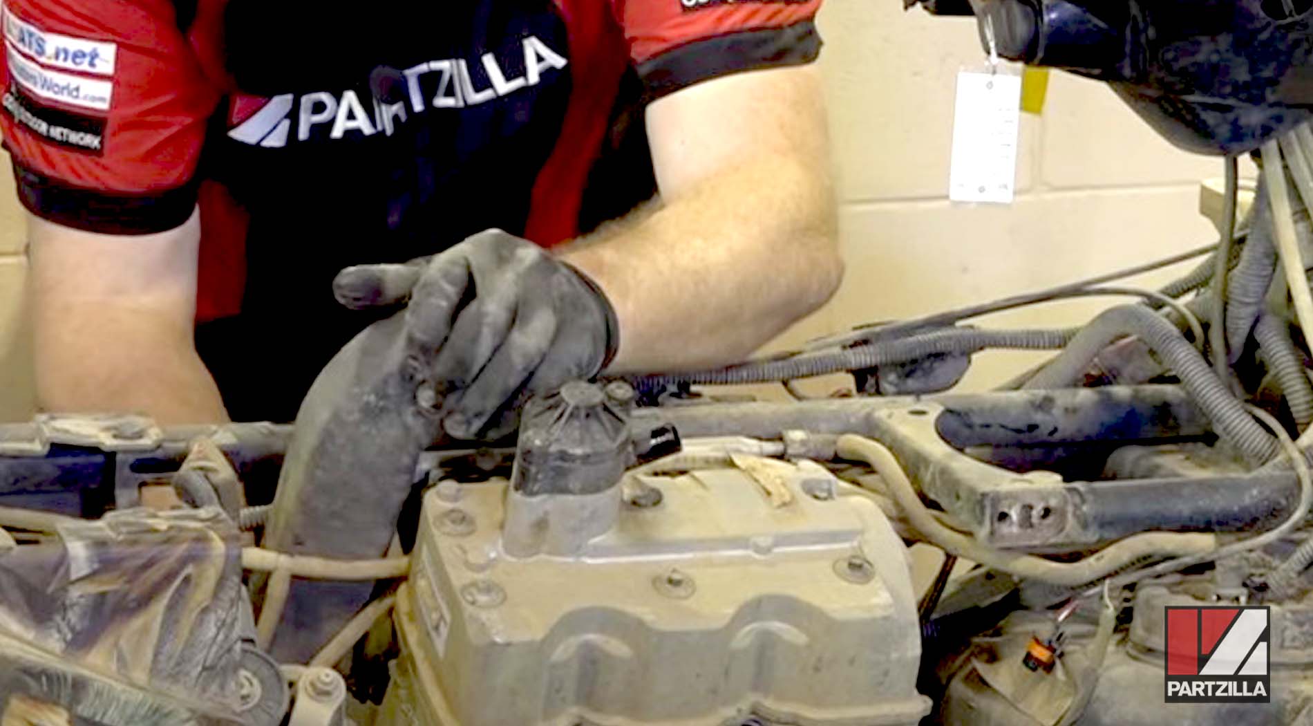 Polaris 850 Sportsman top end rebuild transmission intake removal