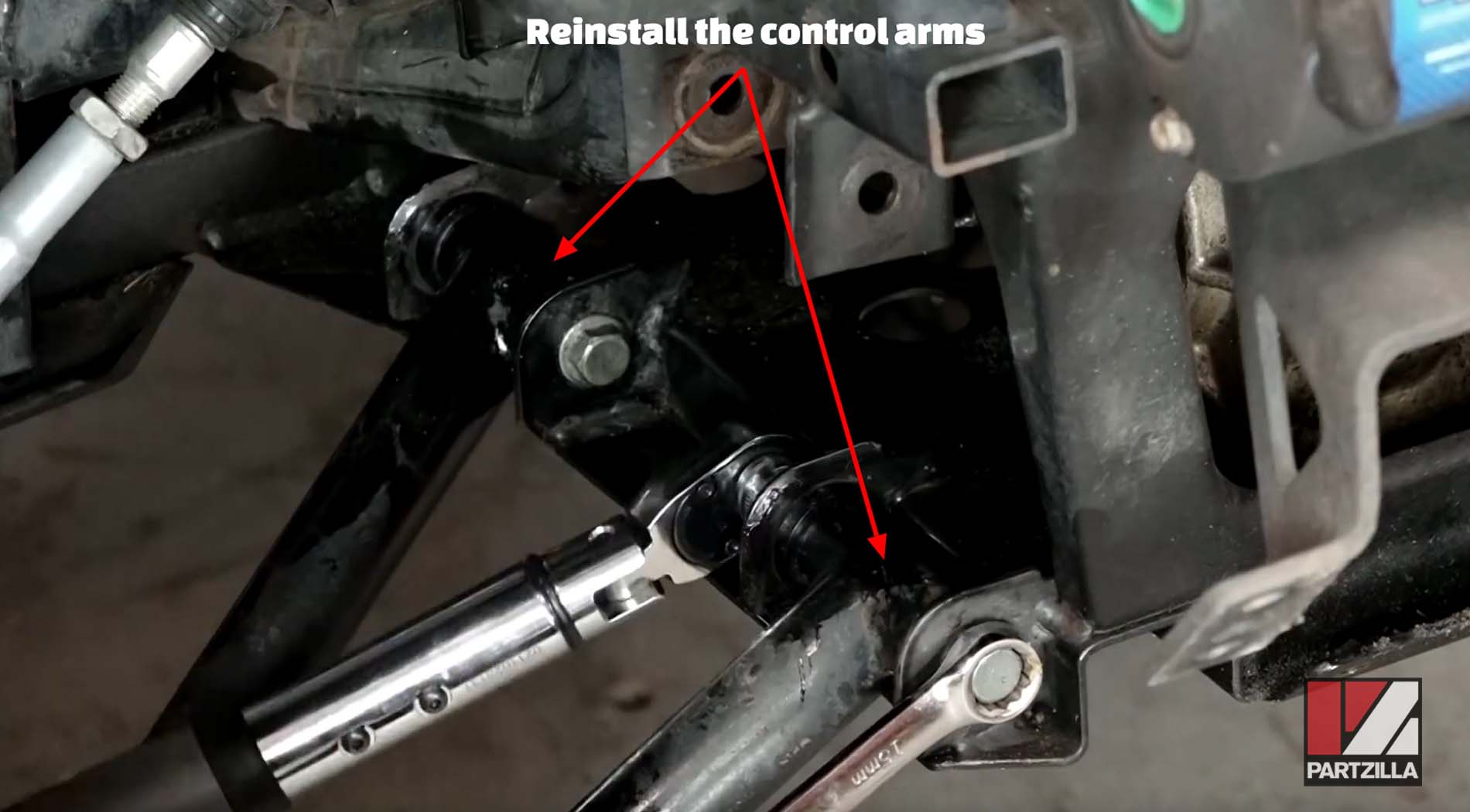 Polaris Ranger crew side-by-side front ball joint change