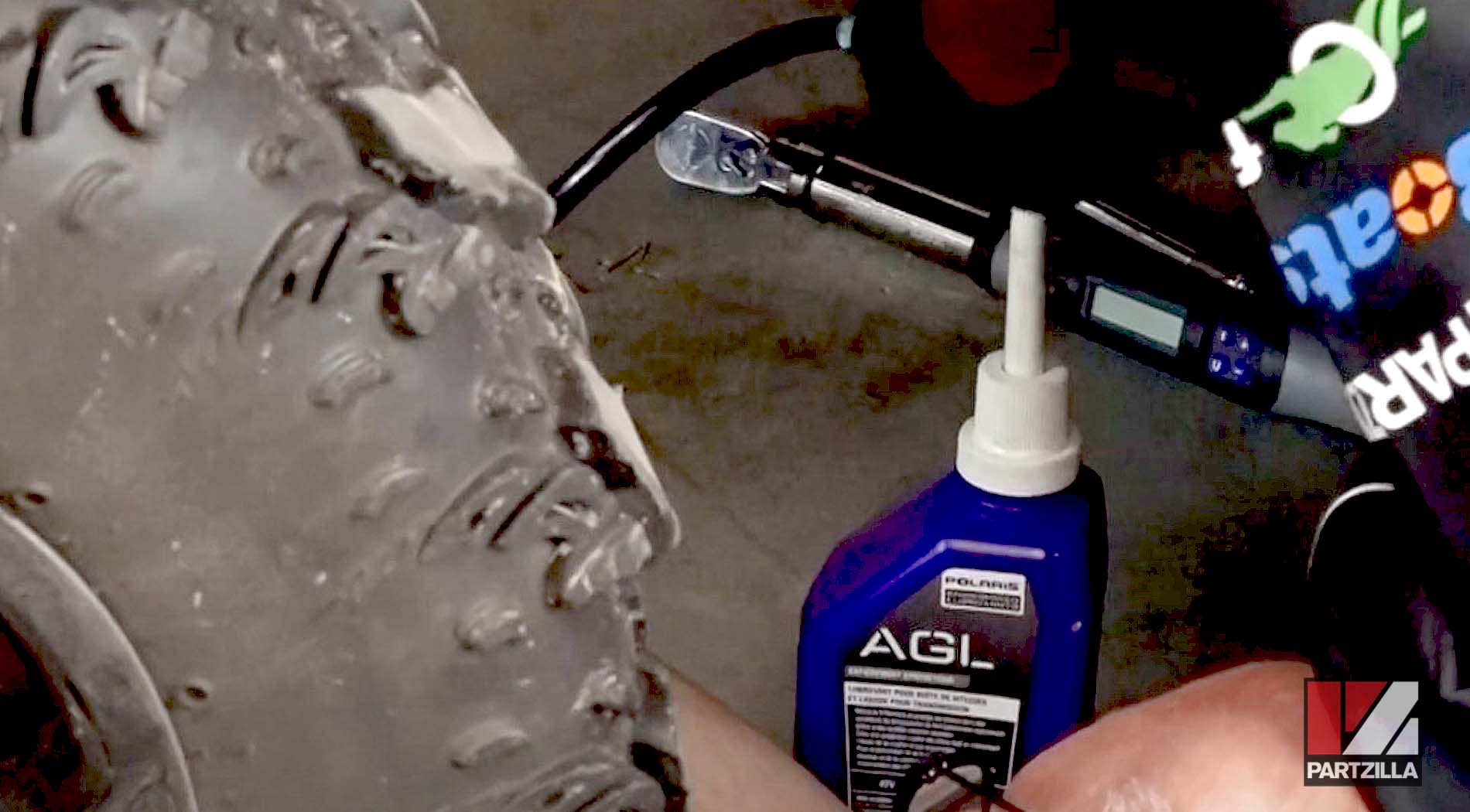 How to change Polaris Ranger Crew 800 AGL gearcase lube