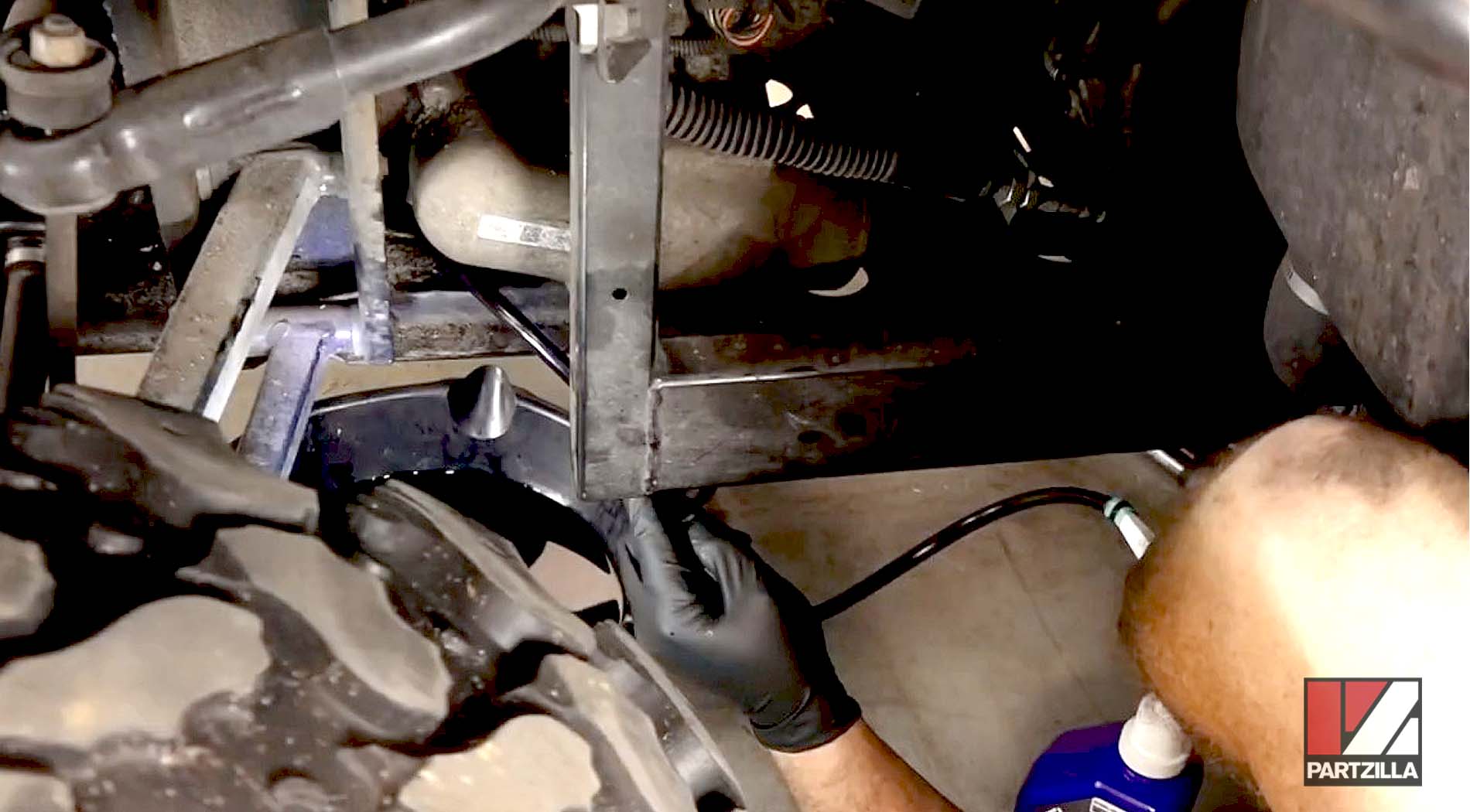 How to change Polaris Ranger AGL gearcase lube