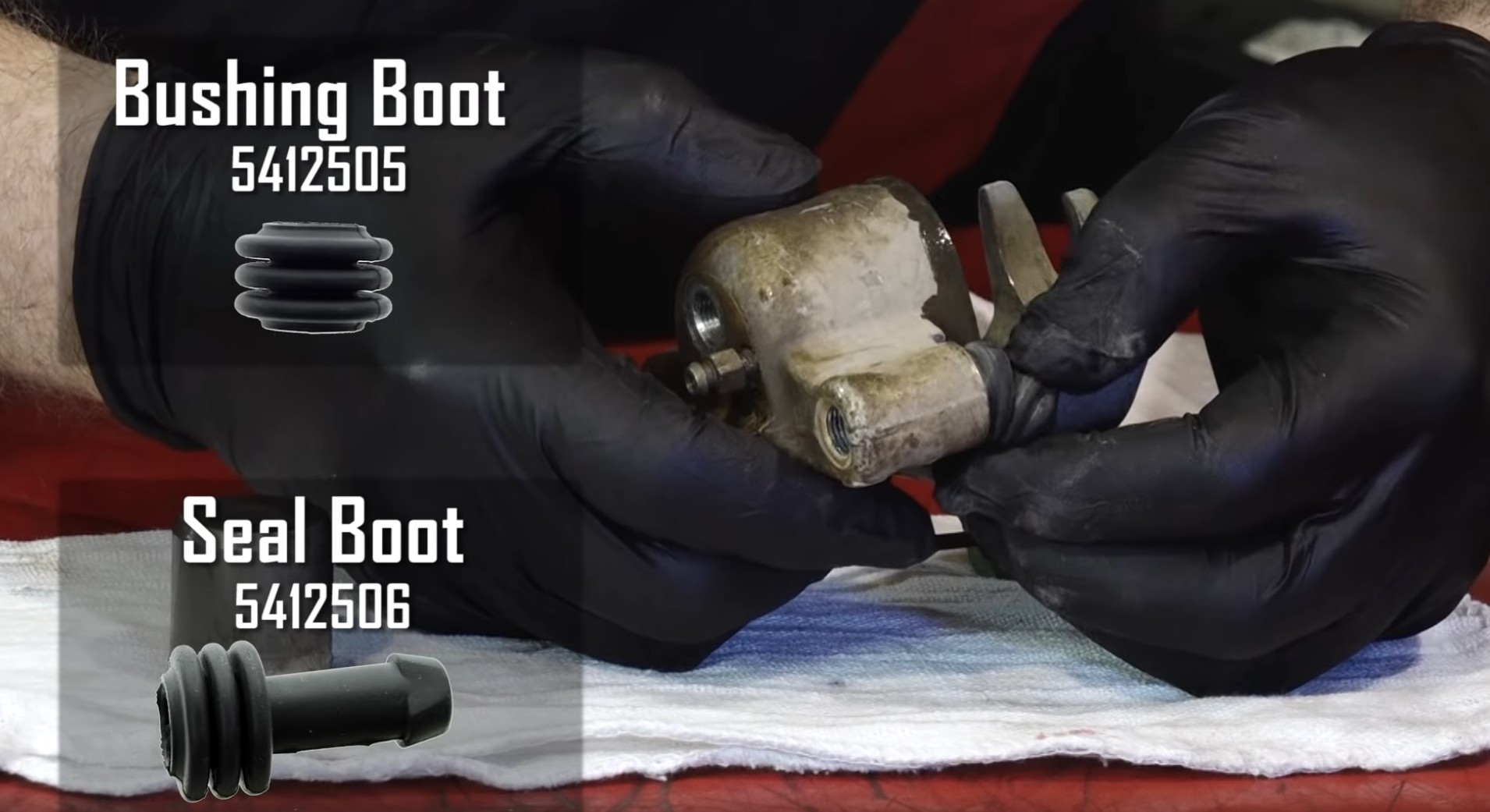 Polaris Sportsman ATV brake caliper boot