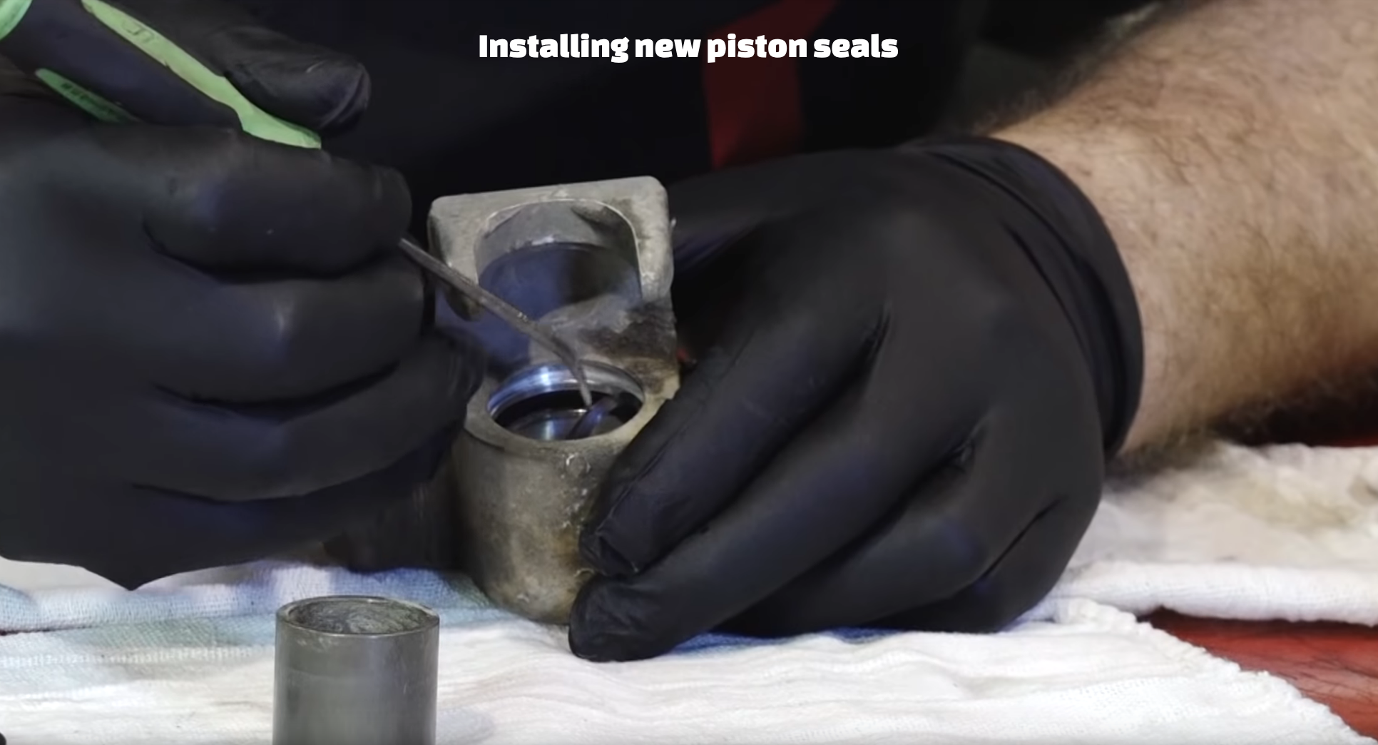 Polaris Sportsman brake caliper piston seal install