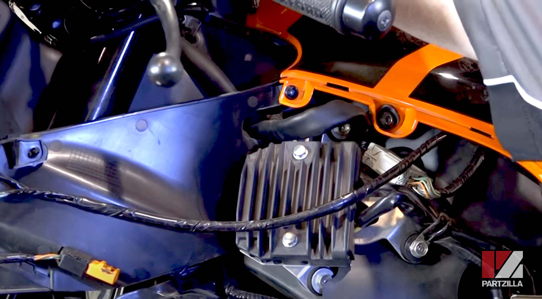 Motorcycle battery drains too fast regulator-rectifier