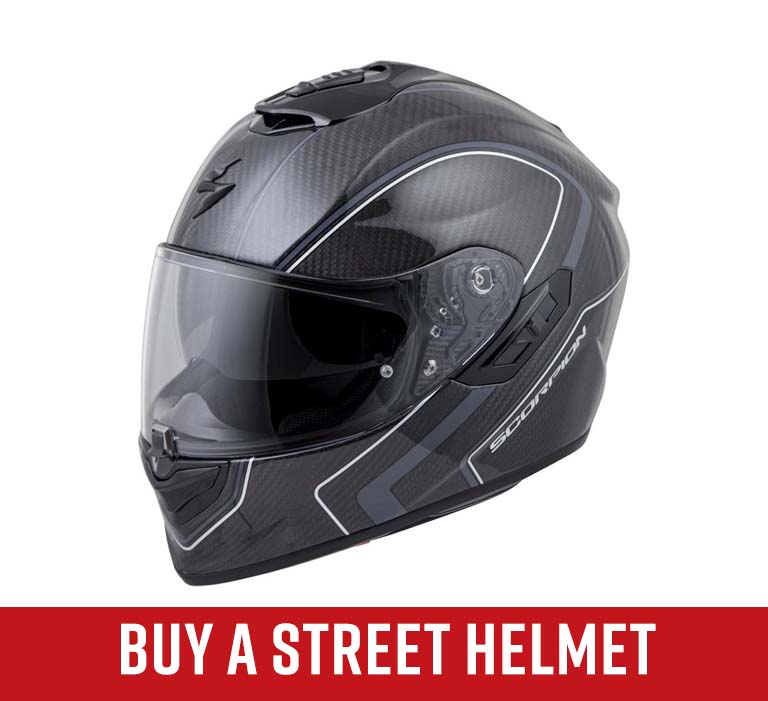 Buy a street riding helmet