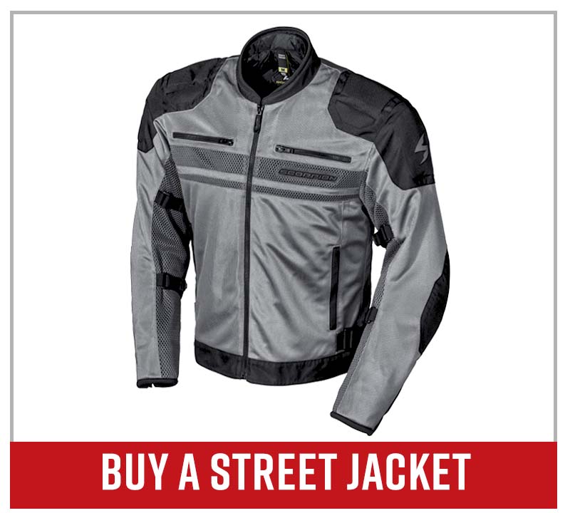 Buy a street motorcycle riding jacket