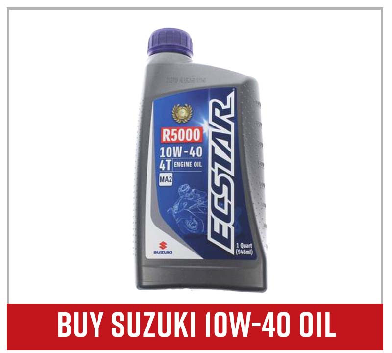 Buy Suzuki 10W-40 motorcycle oil