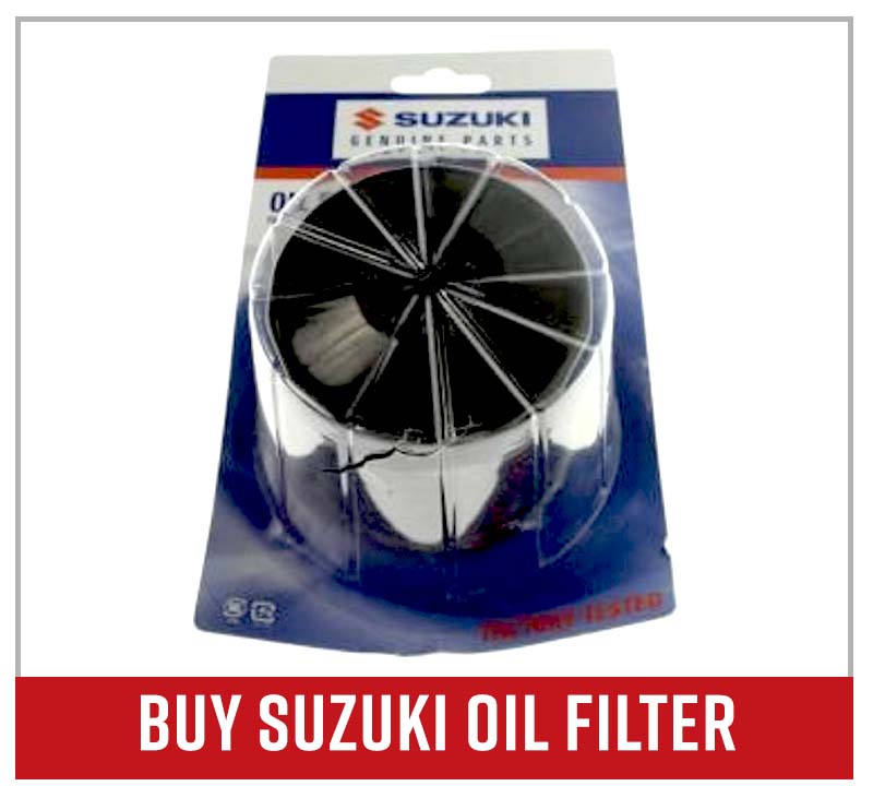 Suzuki motorcycle oil filter