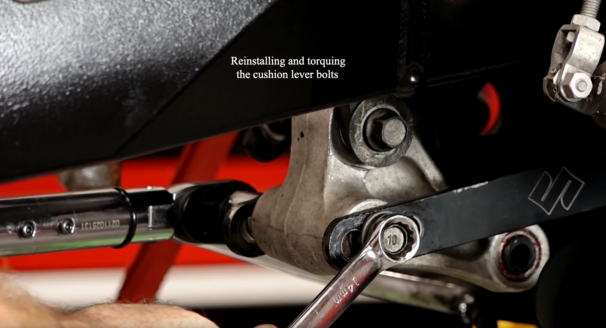 Suzuki GSX-R swingarm bearings install