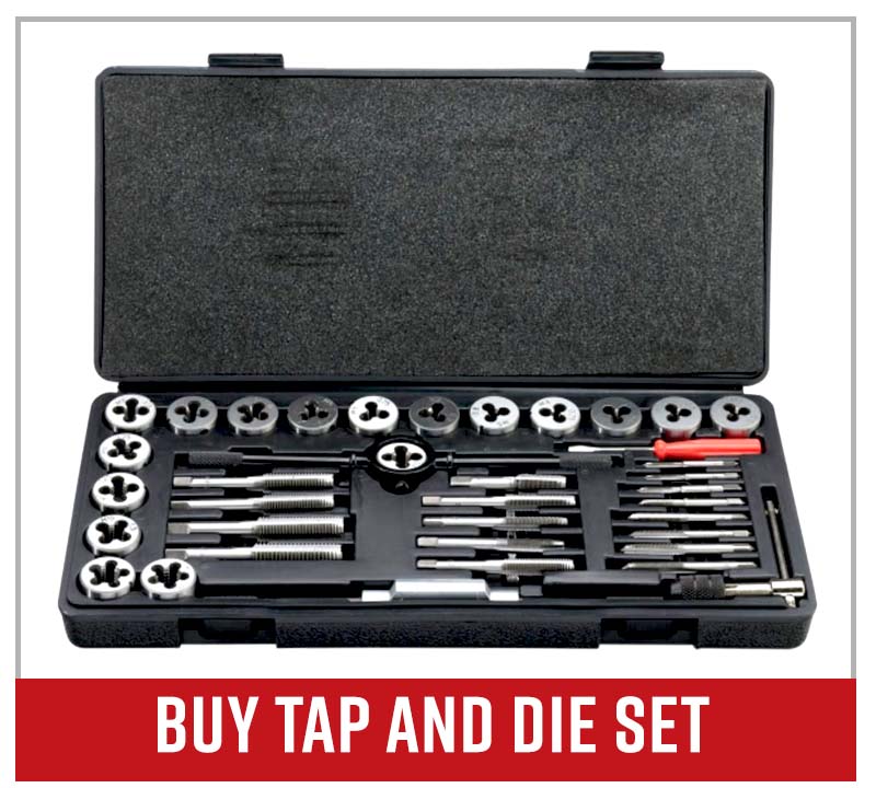 Moose metric tap and die thread restorer kit