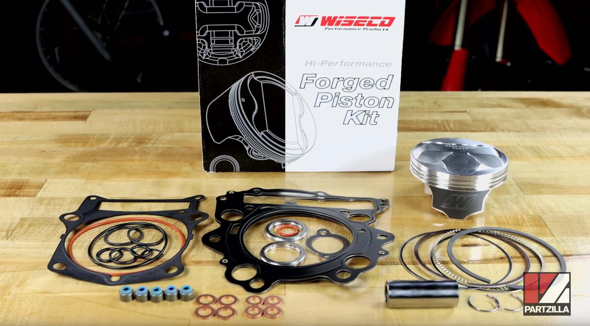 Wiseco forged piston ring kit