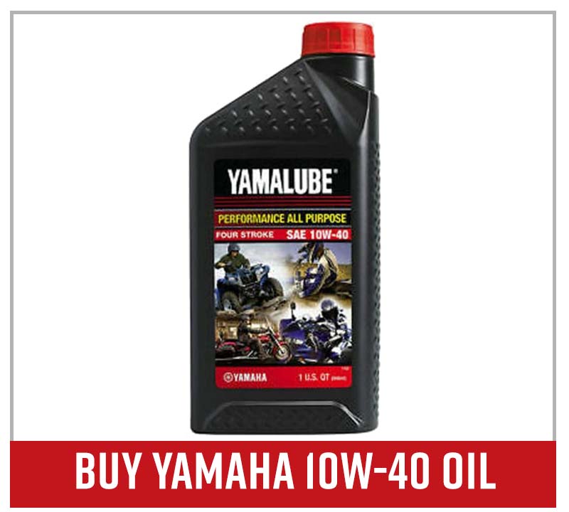Buy Yamaha 10W-40 motorcycle oil