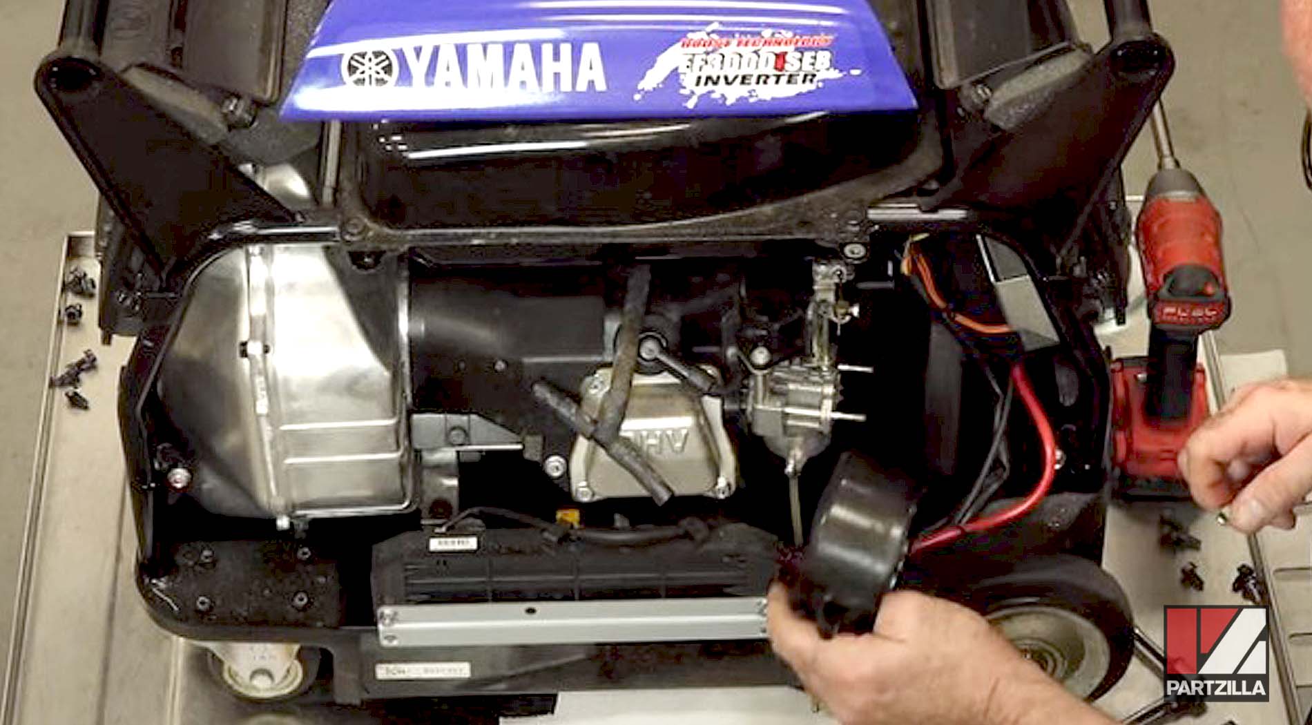How to remove Yamaha generator carb