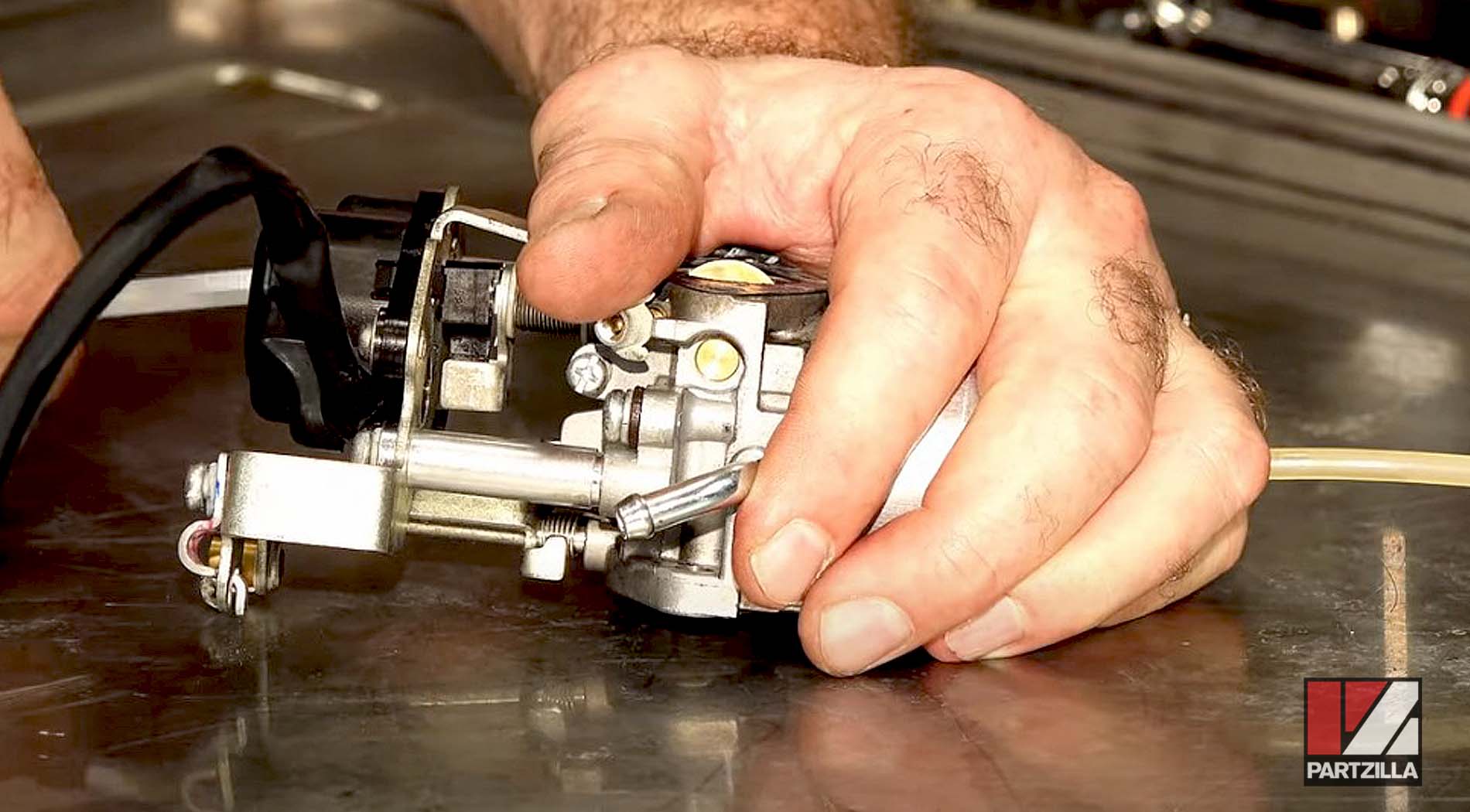 Yamaha EF3000iSEB generator carburetor clean remove pilot jet