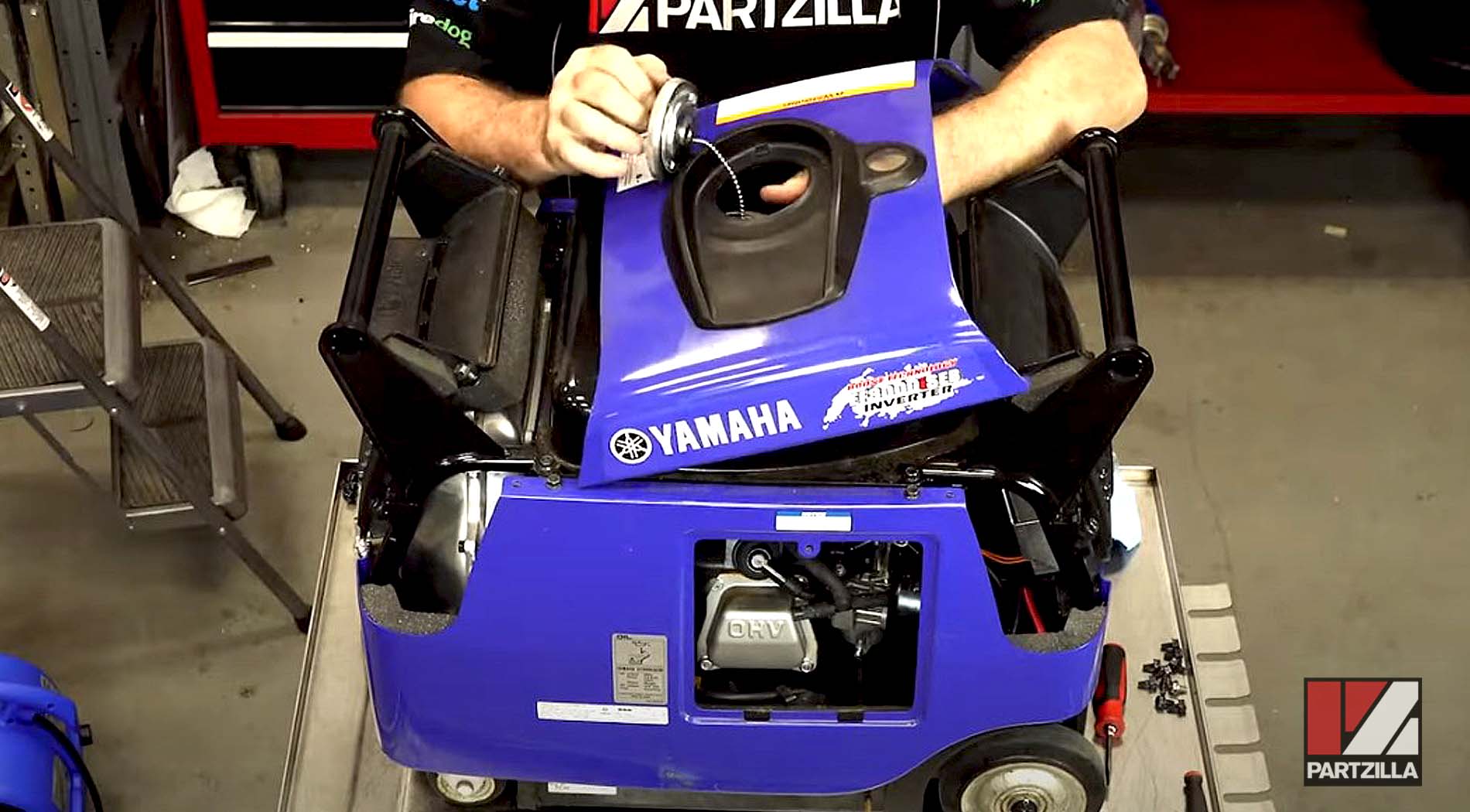 Yamaha generator carb cleaning final steps