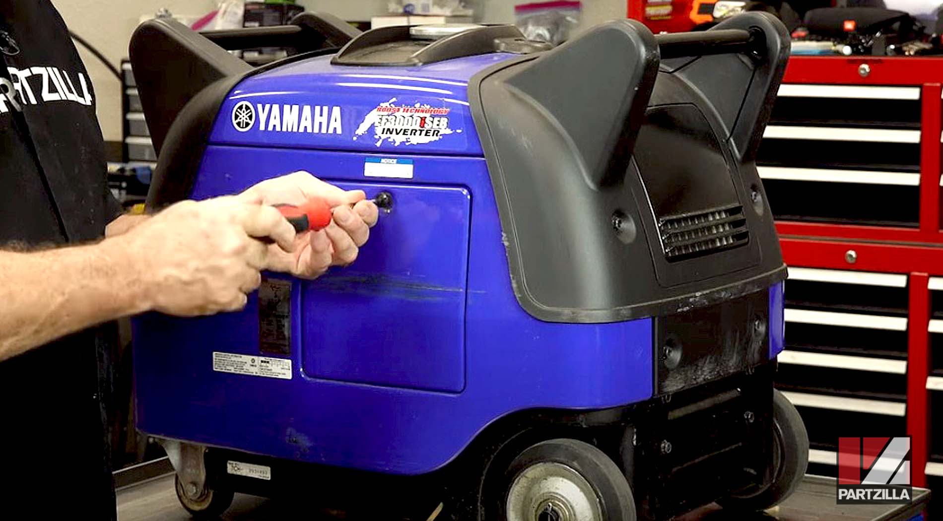 Yamaha EF3000iSEB generator carburetor removal and cleaning