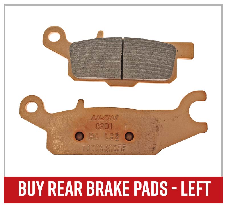 Yamaha Grizzly 700 rear left brake pads