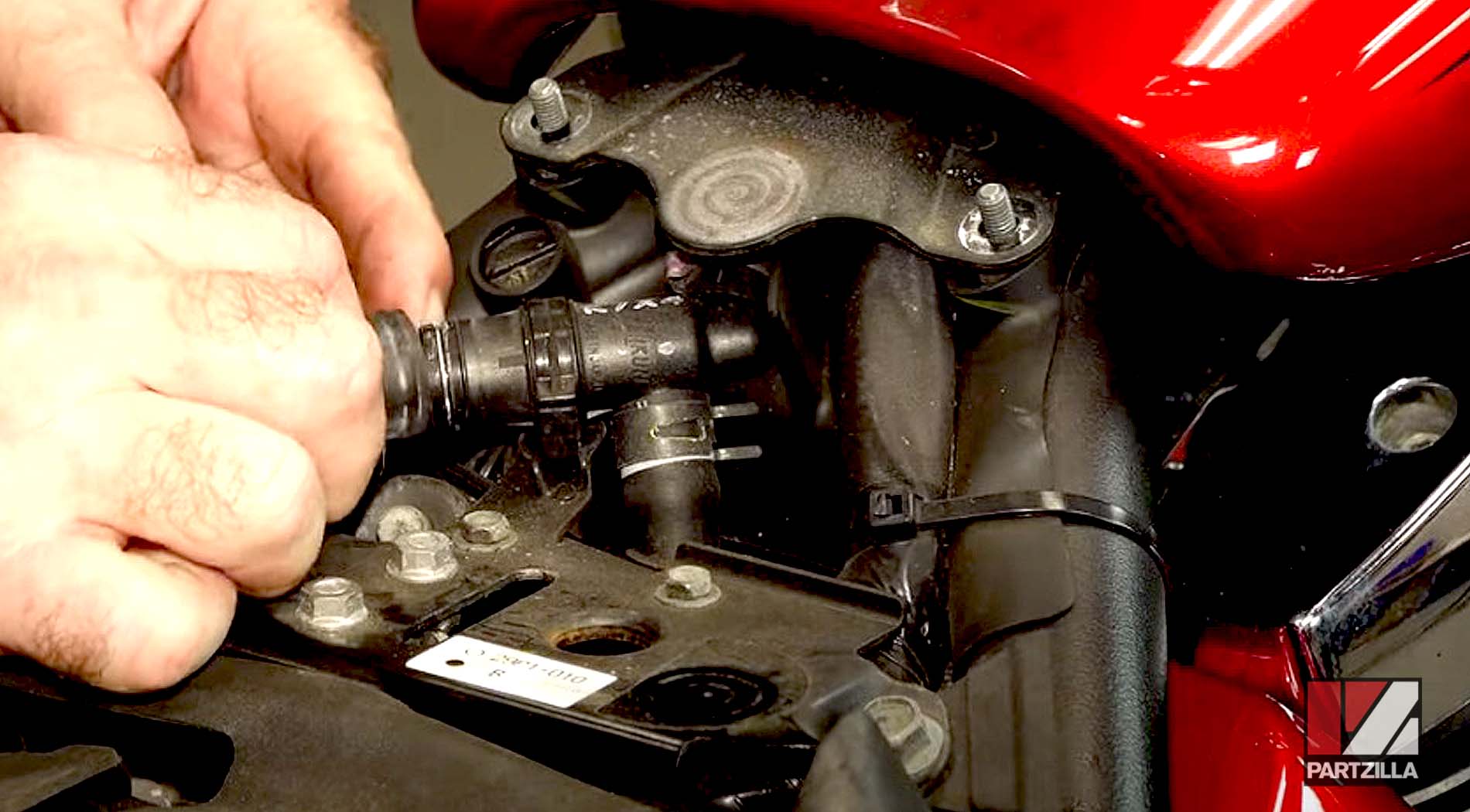 Yamaha motorcycle air filter replacement