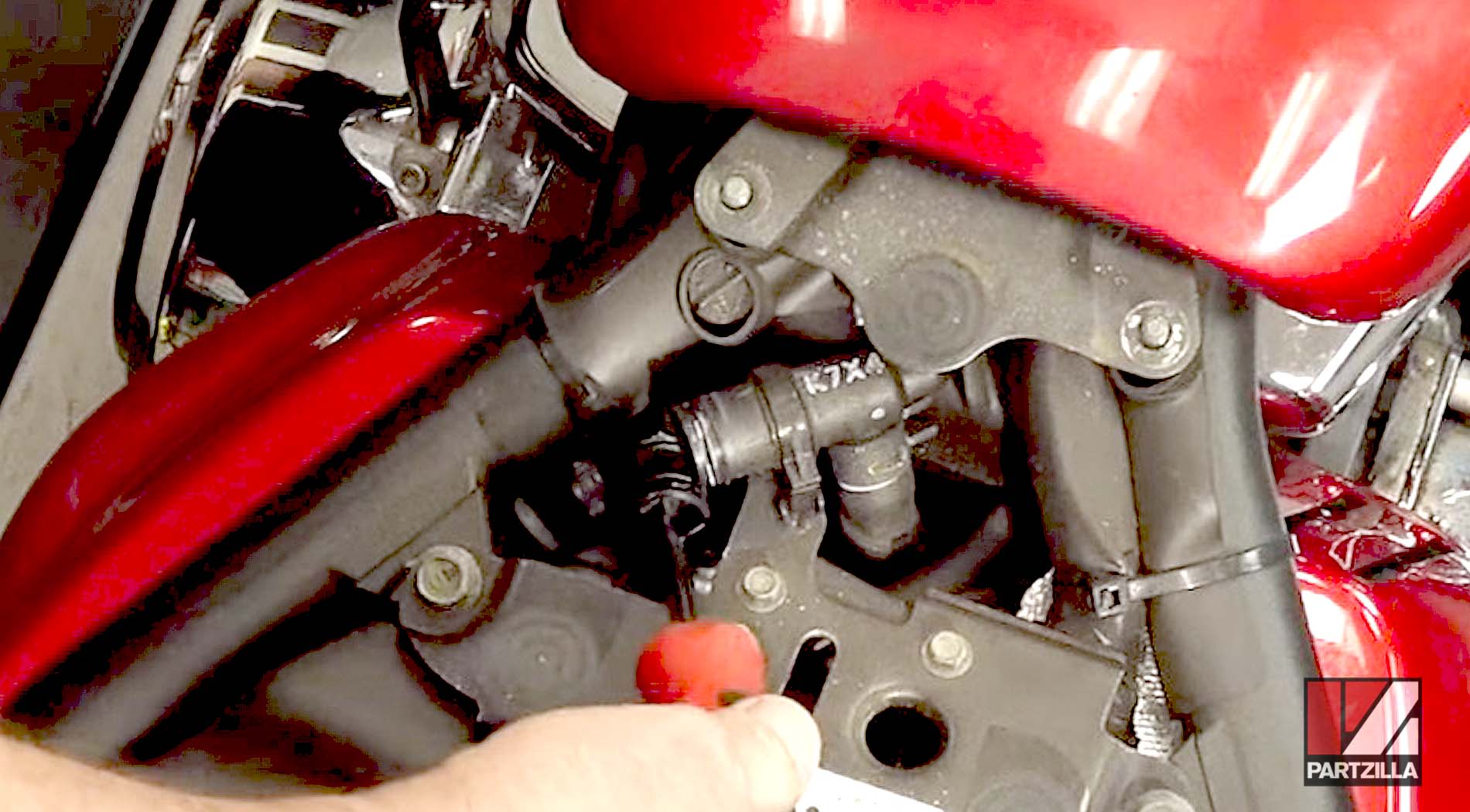 How to change Yamaha motorcycle air filter