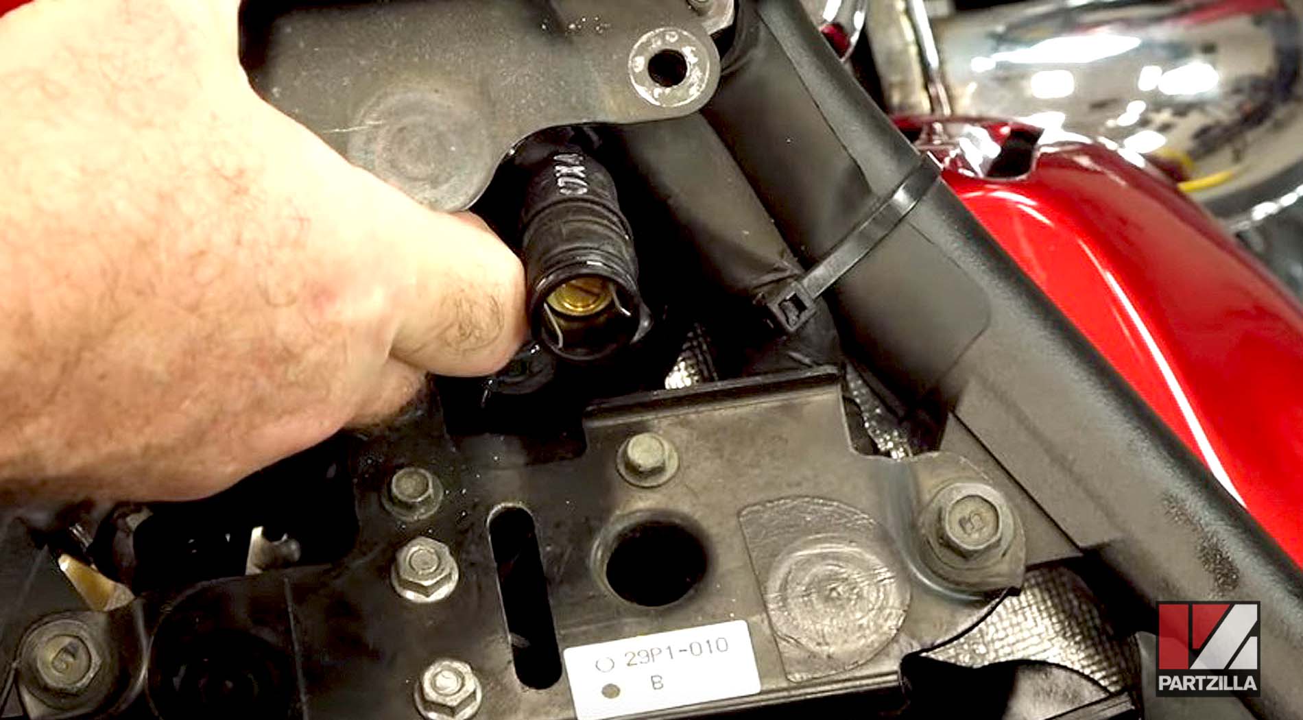 How to change Yamaha Raider motorcycle air filter