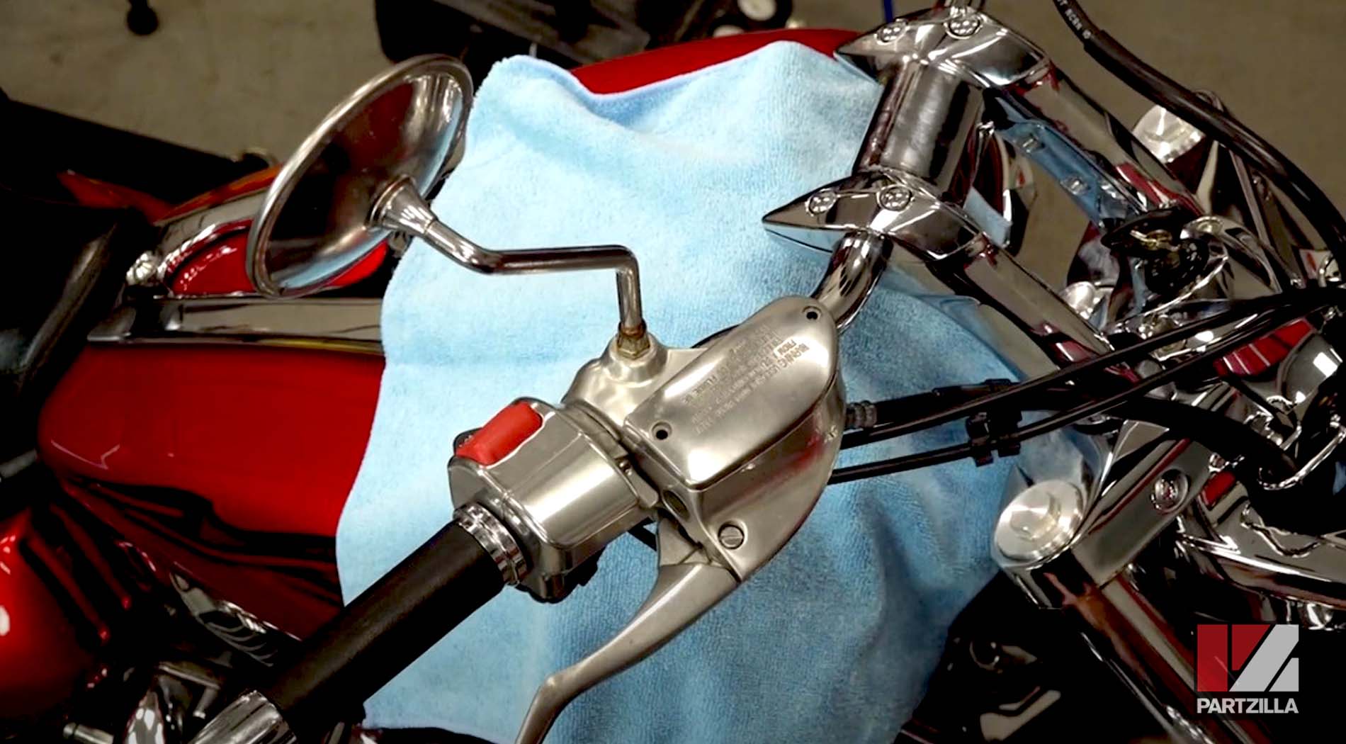 2008 Yamaha Raider motorcycle brake fluid bleed