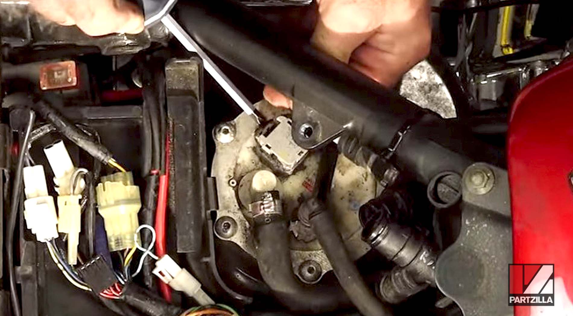 How to change 2008 Yamaha Raider motorcycle fuel pump