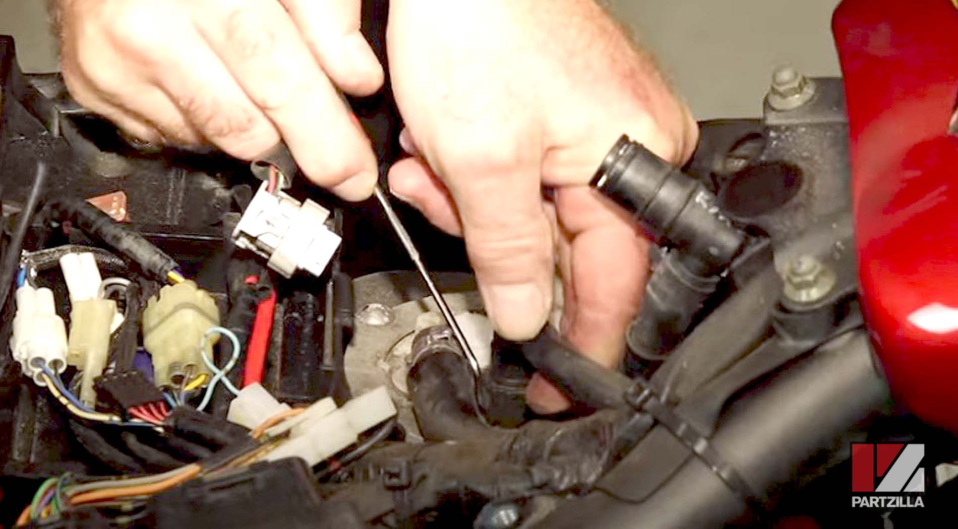 How to change Yamaha Raider motorcycle fuel pump