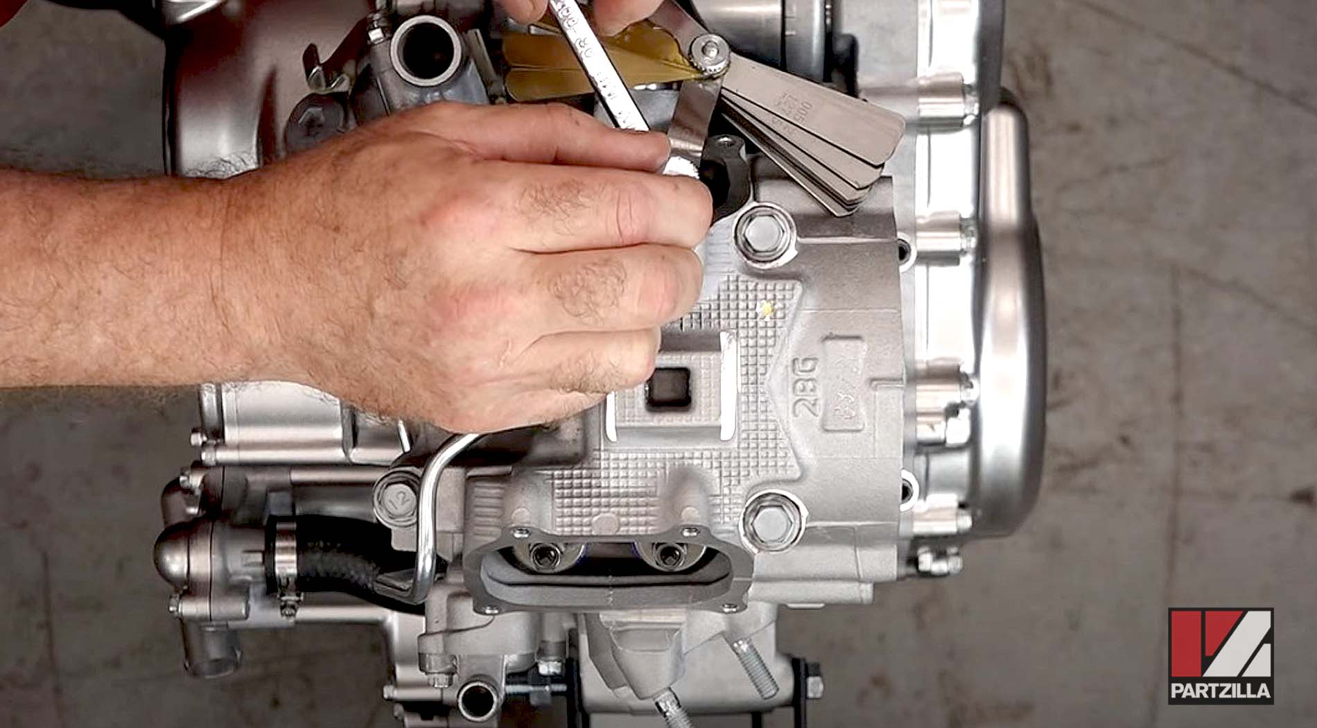 Yamaha Raptor 700 ATV valve clearance adjustment