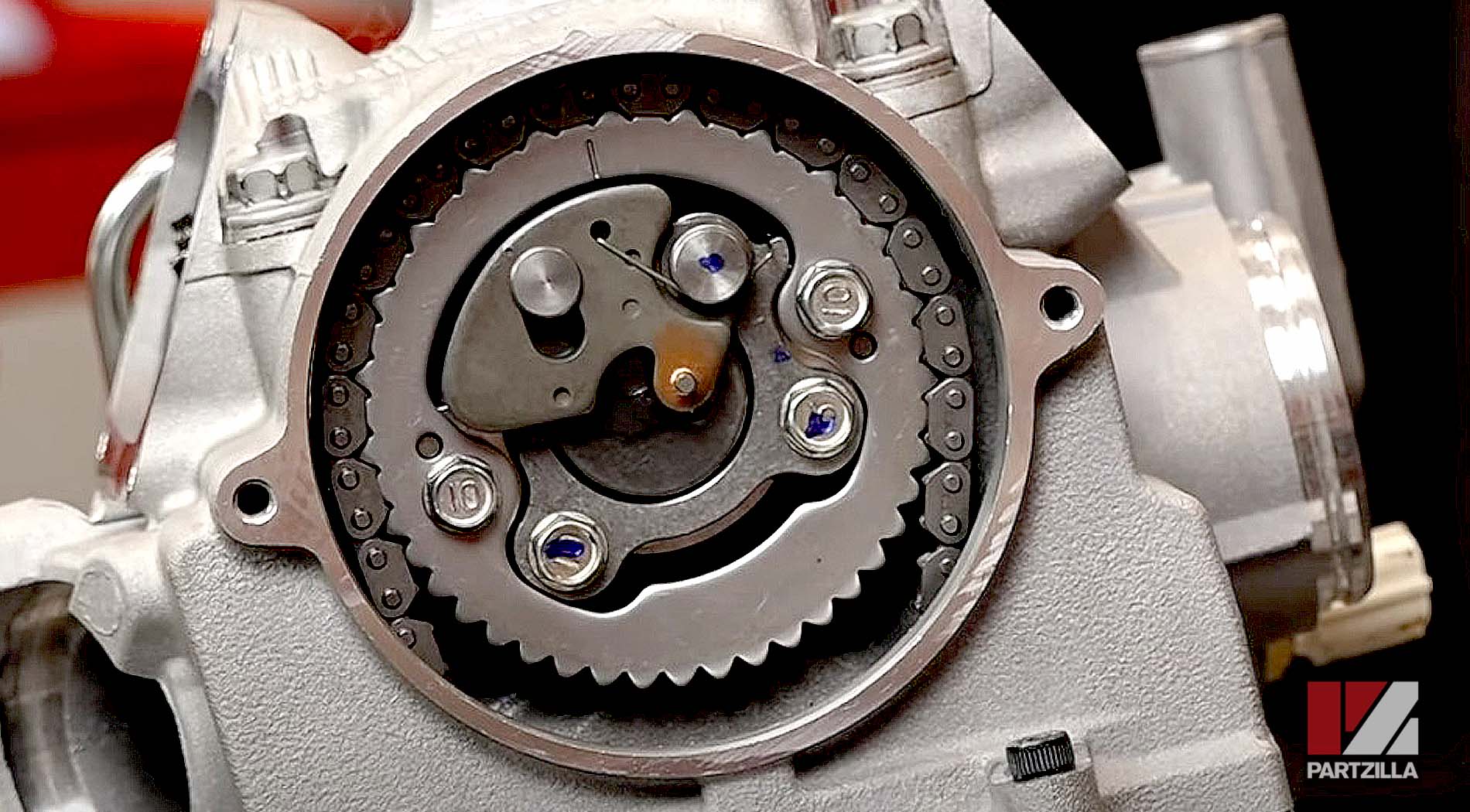 Yamaha Raptor ATV valve adjustment and timing
