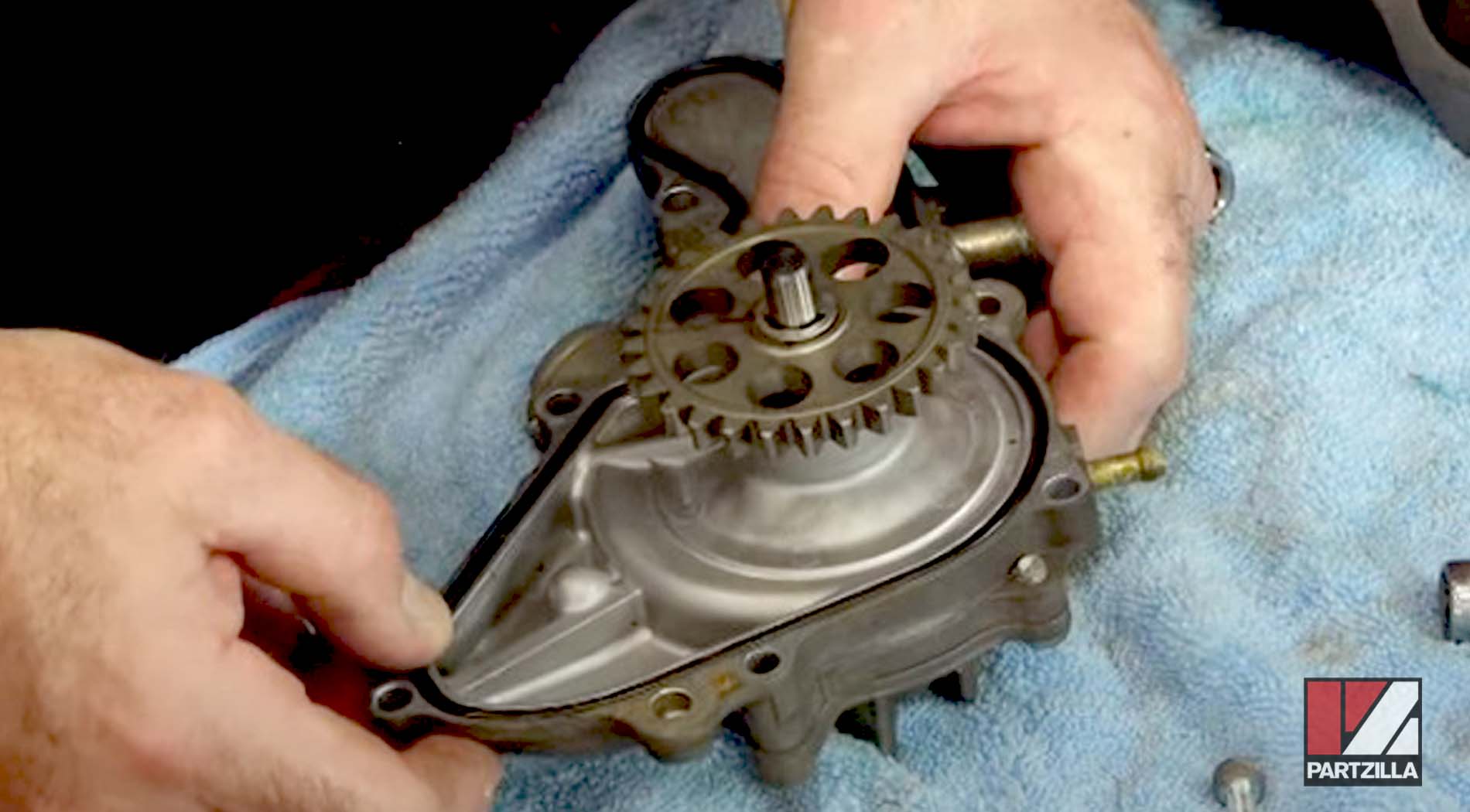 Yamaha SxS engine rebuild bottom end