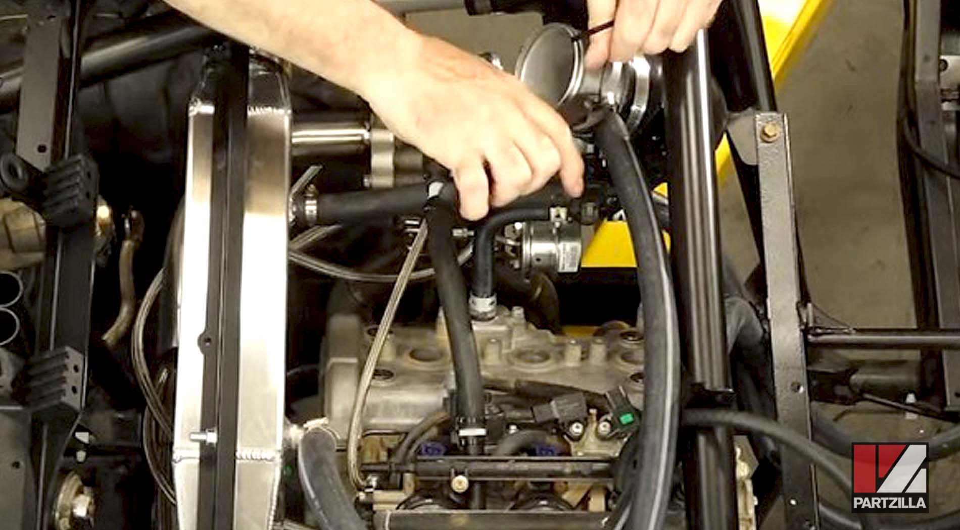 2016 Yamaha YXZ1000R turbo kit oil tank installation