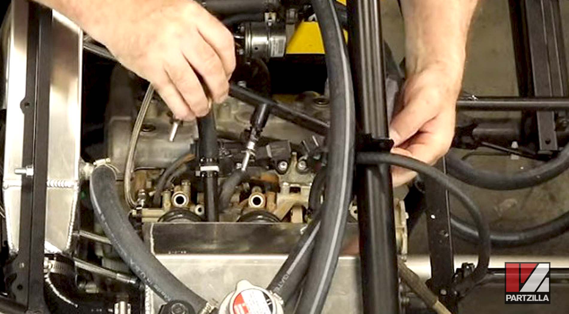 2016 Yamaha YXZ1000R turbo kit installation fuel injectors