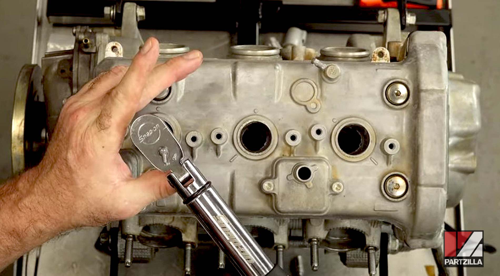 How to adjust Yamaha SxS valve clearance