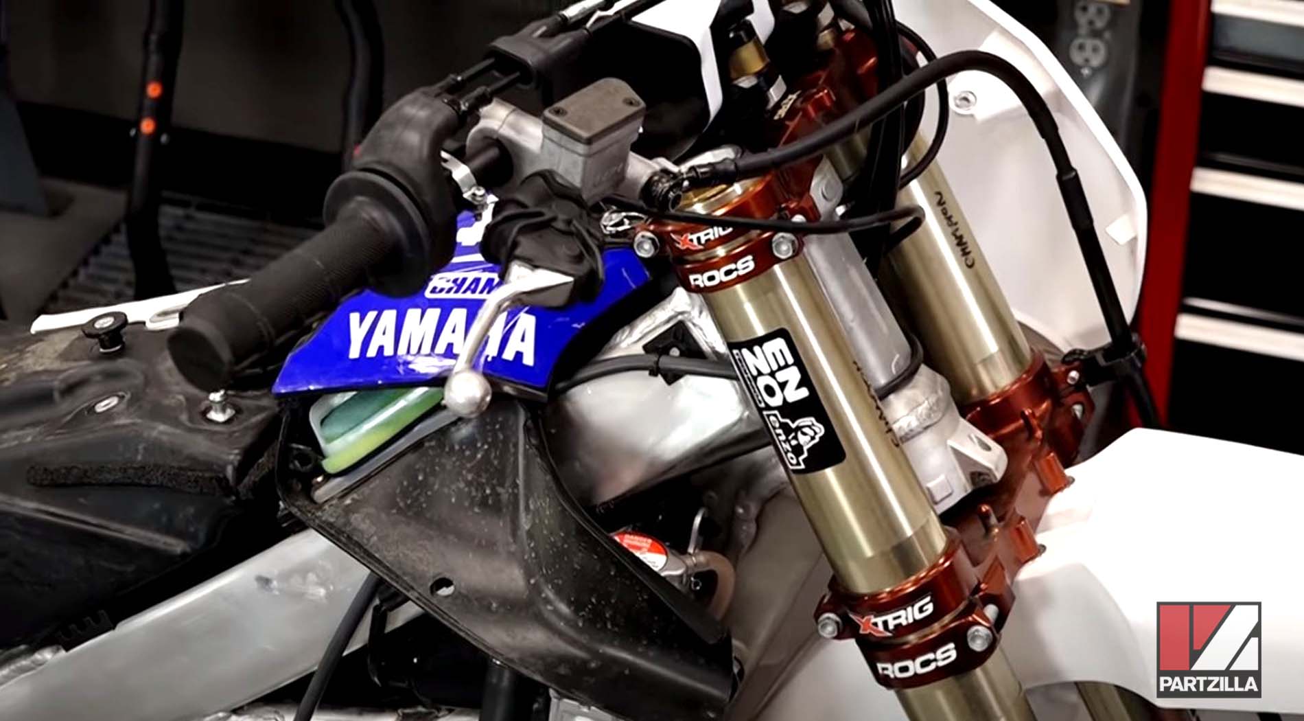 Yamaha dirt bike start button installation