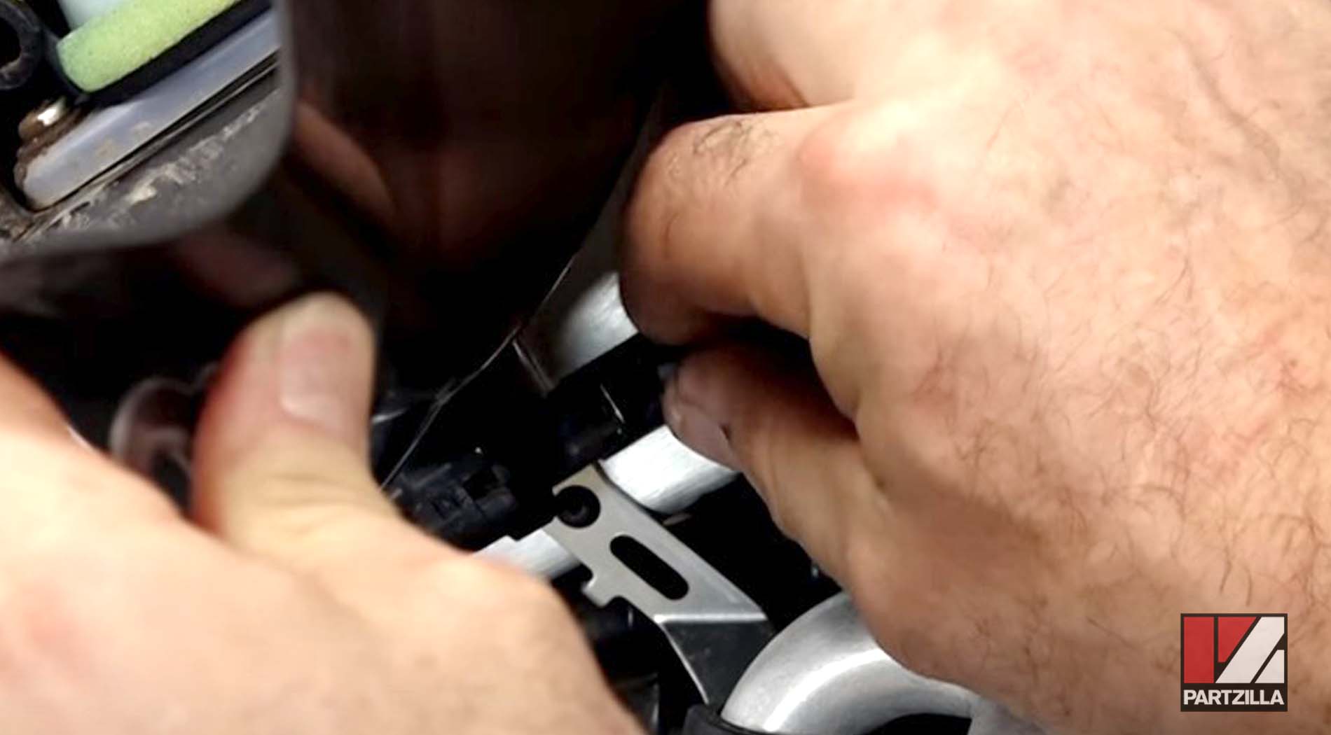 Yamaha dirt bike start button mounting