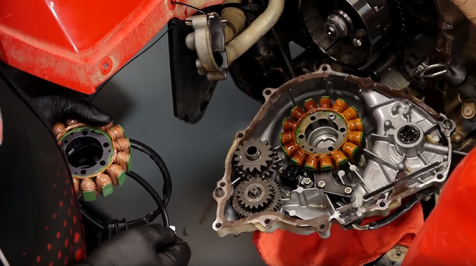 Yamaha Grizzly YFM stator replacement 
