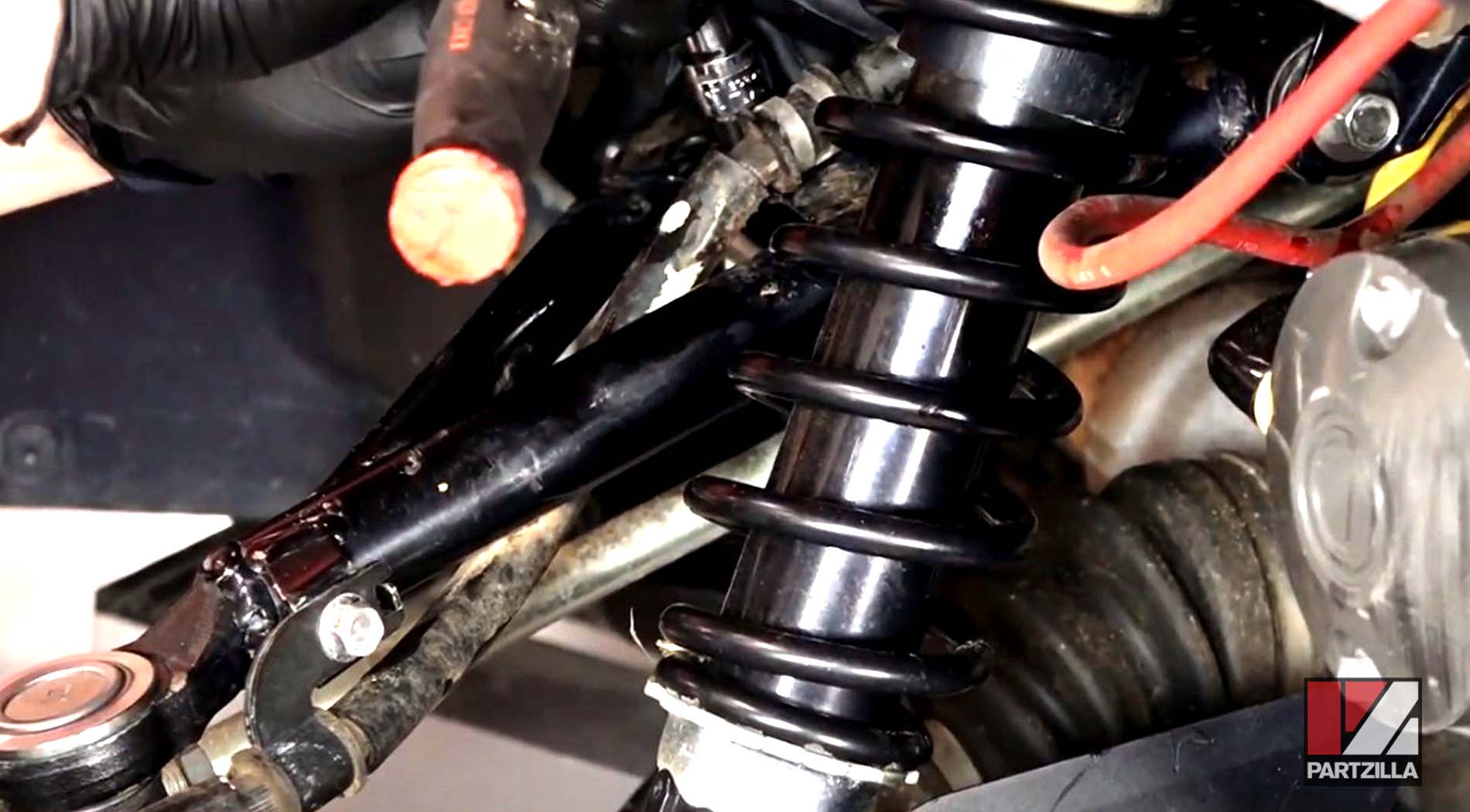 Yamaha ATV Grizzly 700 ball joint installation