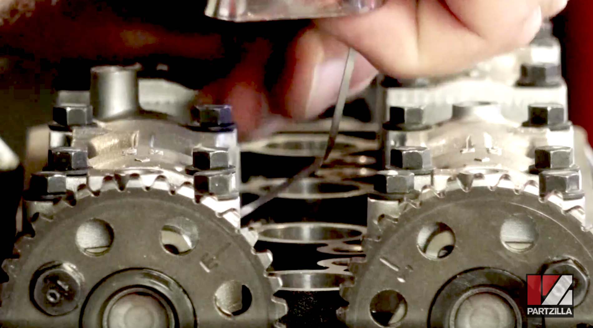 Yamaha R6 motorcycle valve clearance adjustment